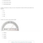 Quiz  Worksheet  Using A Protractor To Measure Angles  Study For Measuring Angles Worksheet Answer Key