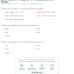 Quiz  Worksheet  Using Estar To Talk About Location In Spanish For Classroom Objects In Spanish Worksheet Free