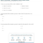Quiz  Worksheet  Working With Moletomole Ratios  Study Throughout Mole Mass Problems Worksheet Answers