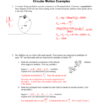 Radial Net Force Wkst 3 As Well As Centripetal Force Worksheet With Answers