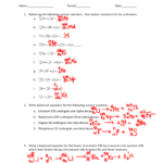 Radioactive Decay And Half Along With Nuclear Decay Worksheet