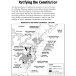 Ratifying The Constitution Intended For Ratifying The Constitution Worksheet Answers