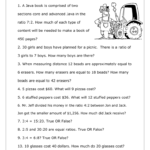 Ratio And Proportion Word Problems Five Pack Inside Proportion Word Problems Worksheet