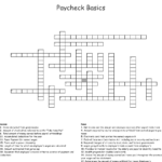 Reading A Paycheck Stub Crossword  Wordmint Together With Reading A Pay Stub Worksheet Answers