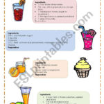 Reading Comprehension  Smoothies´ Recipes 22  Esl Worksheetcassy As Well As Reading A Recipe Worksheet