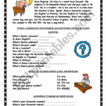 Reading Comprehension  Whquestions  Esl Worksheetmarywell Throughout Reading And Questions Worksheets