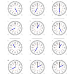 Reading Time On 24 Hour Analog Clocks In Hour Intervals A As Well As Reading Time Worksheets