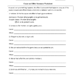 Reading Worksheets  Cause And Effect Worksheets For Cause And Effect Worksheets 2Nd Grade