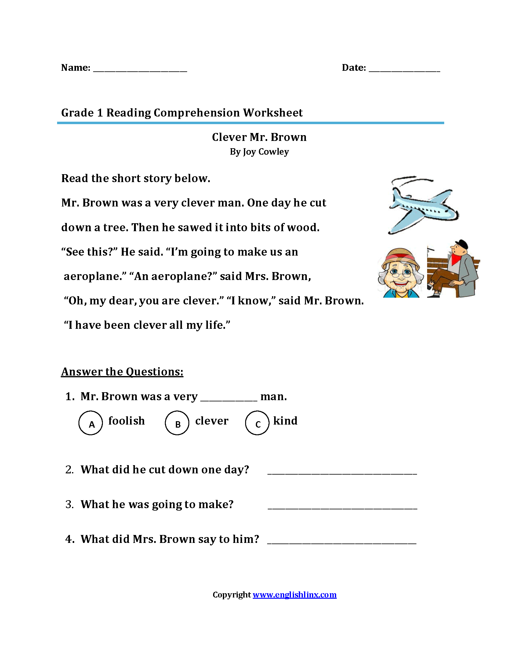 Reading Worksheets  First Grade Reading Worksheets Along With Free First Grade Reading Worksheets