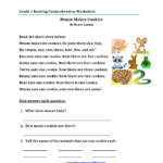 Reading Worksheets  First Grade Reading Worksheets Inside 1St Grade Reading Comprehension Worksheets Multiple Choice