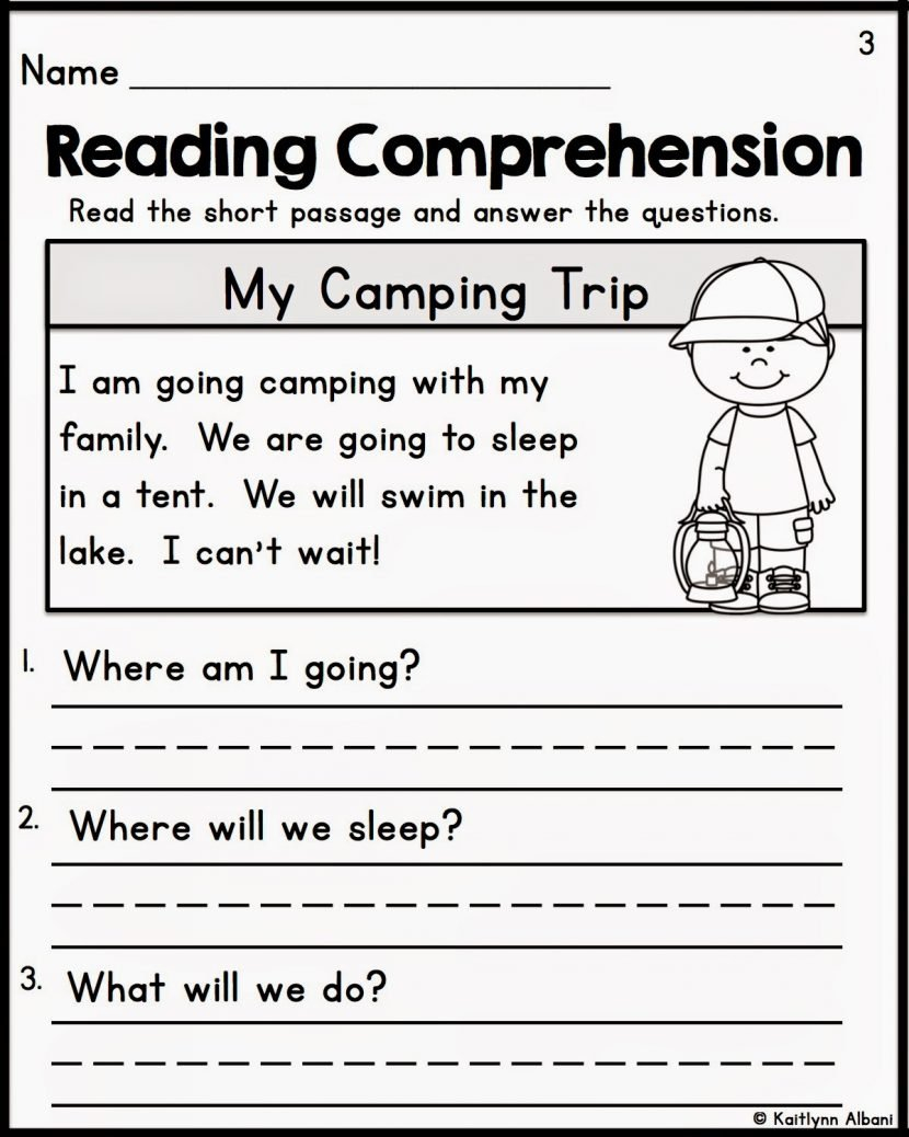 Reading Worksheets For Kindergarten Perimeter Worksheets For Simple Comprehension Worksheets For Kindergarten