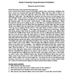 Reading Worksheets  Sixth Grade Reading Worksheets For Year 6 Reading Comprehension Worksheets