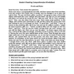 Reading Worksheets  Sixth Grade Reading Worksheets In Grade Six English Worksheets