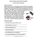 Reading Worksheets  Third Grade Reading Worksheets Together With Comprehension Worksheets For Grade 3