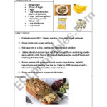 Recipe Reading And Writing  Esl Worksheetchigoli With Reading A Recipe Worksheet