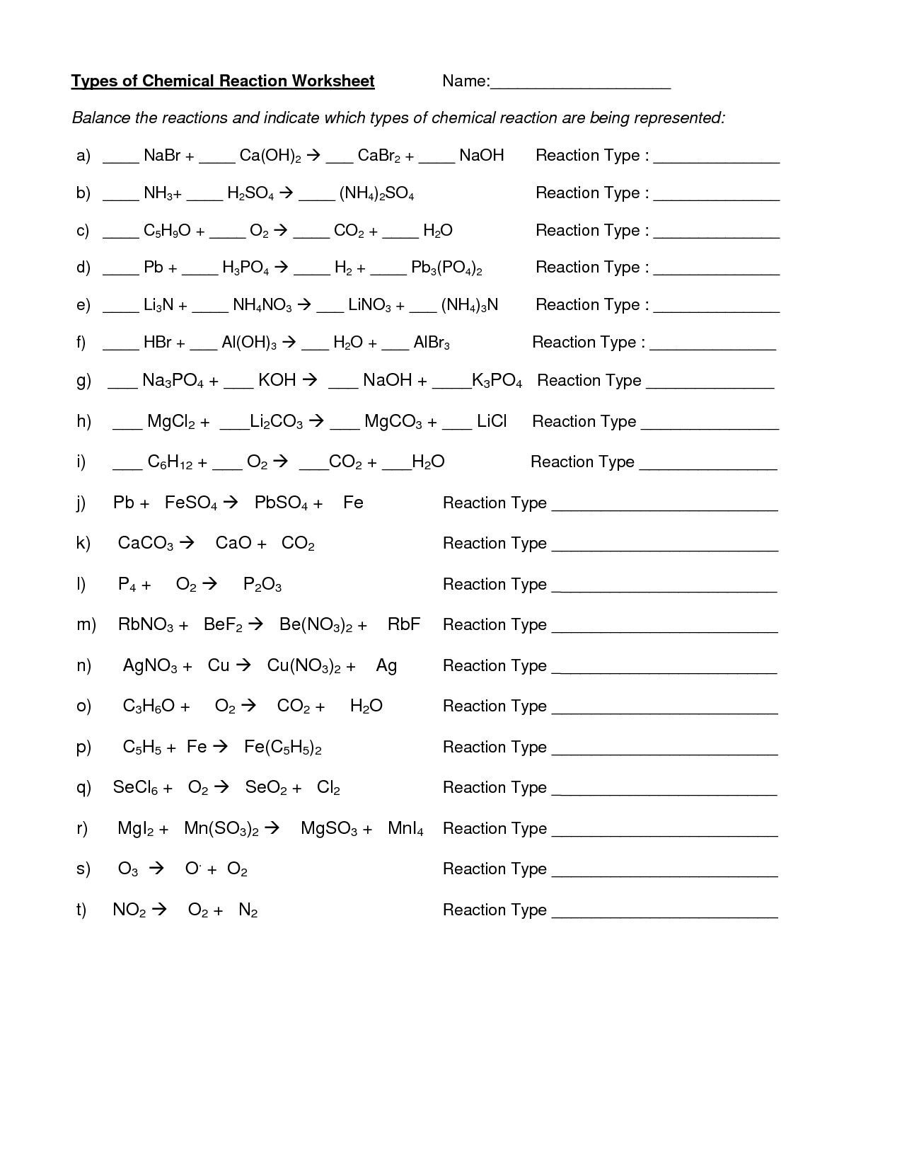 Redox Reaction Worksheet With Answers  Briefencounters Also Redox Reaction Worksheet With Answers