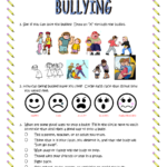 Remarkable Anti Bullying Worksheets For First Grade On Therapy For First Grade Bullying Worksheets
