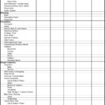 Residential Bidding Sheet Detailed For Bid Worksheet Template