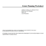 Resources  Anthony V Feroci Attorney At Law With Trust Planning Worksheet