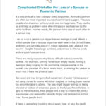Resources  The Center For Complicated Grief For Grief And Loss Worksheets For Adults