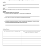 Résumé Writing Worksheet Or Resume Preparation Worksheet