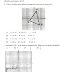 Review On Reflections Translations Dilations Intended For Dilations Worksheet Answers
