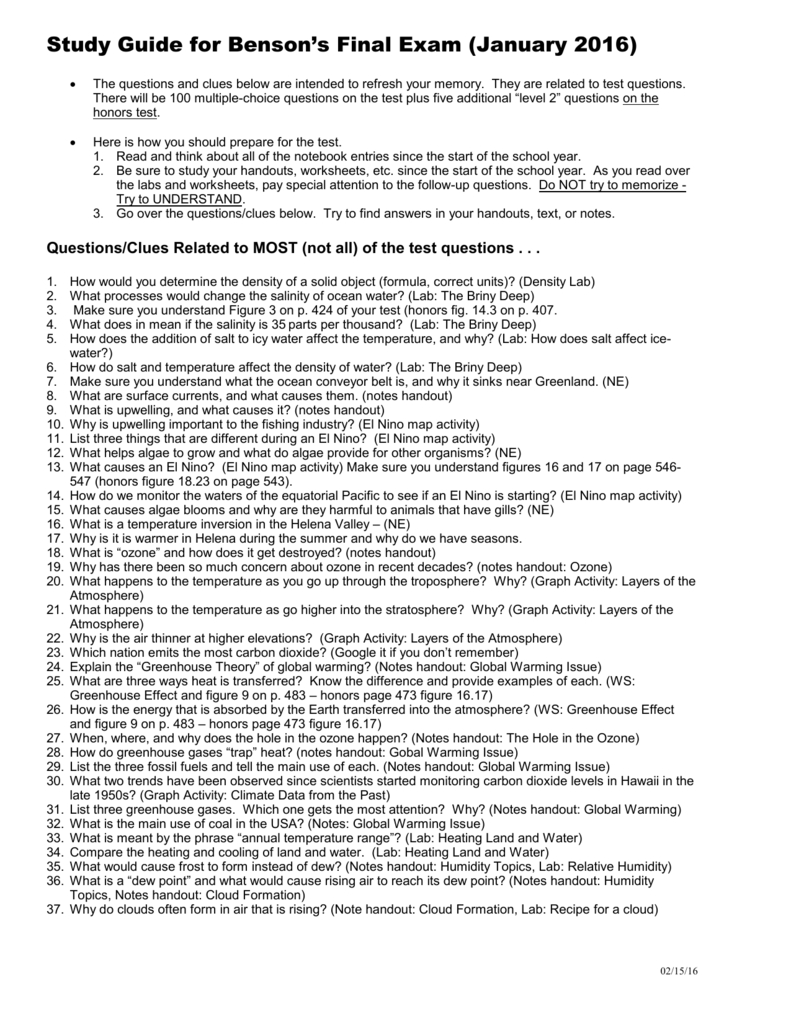 Review Sheet For Final Exam In Nova Magnetic Storm Worksheet Answers