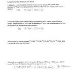 Review Worksheet Keys For Isotopes And Average Atomic Mass Worksheet Answers
