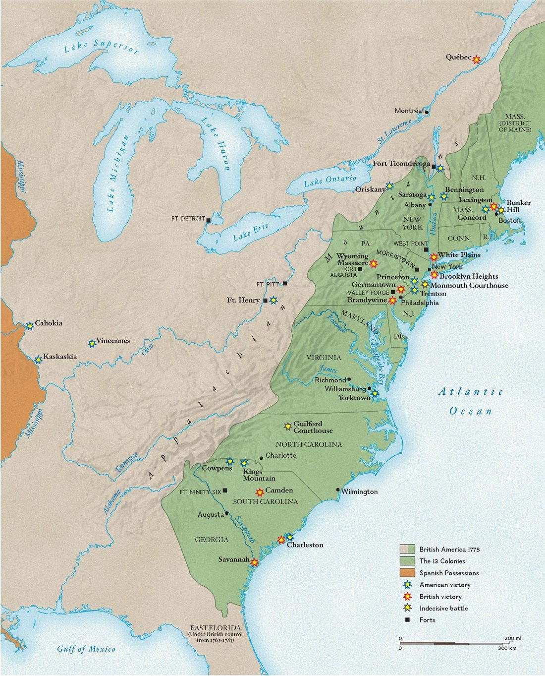 Revolutionary War Battles  National Geographic Society Also Revolutionary War Battles Map Worksheet