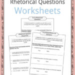 Rhetorical Question Worksheets Examples  Definition For Kids Within Audience Analysis Worksheet Example