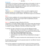 Right Triangle Trigonometry Project As Well As Right Triangle Trigonometry Worksheet Answers