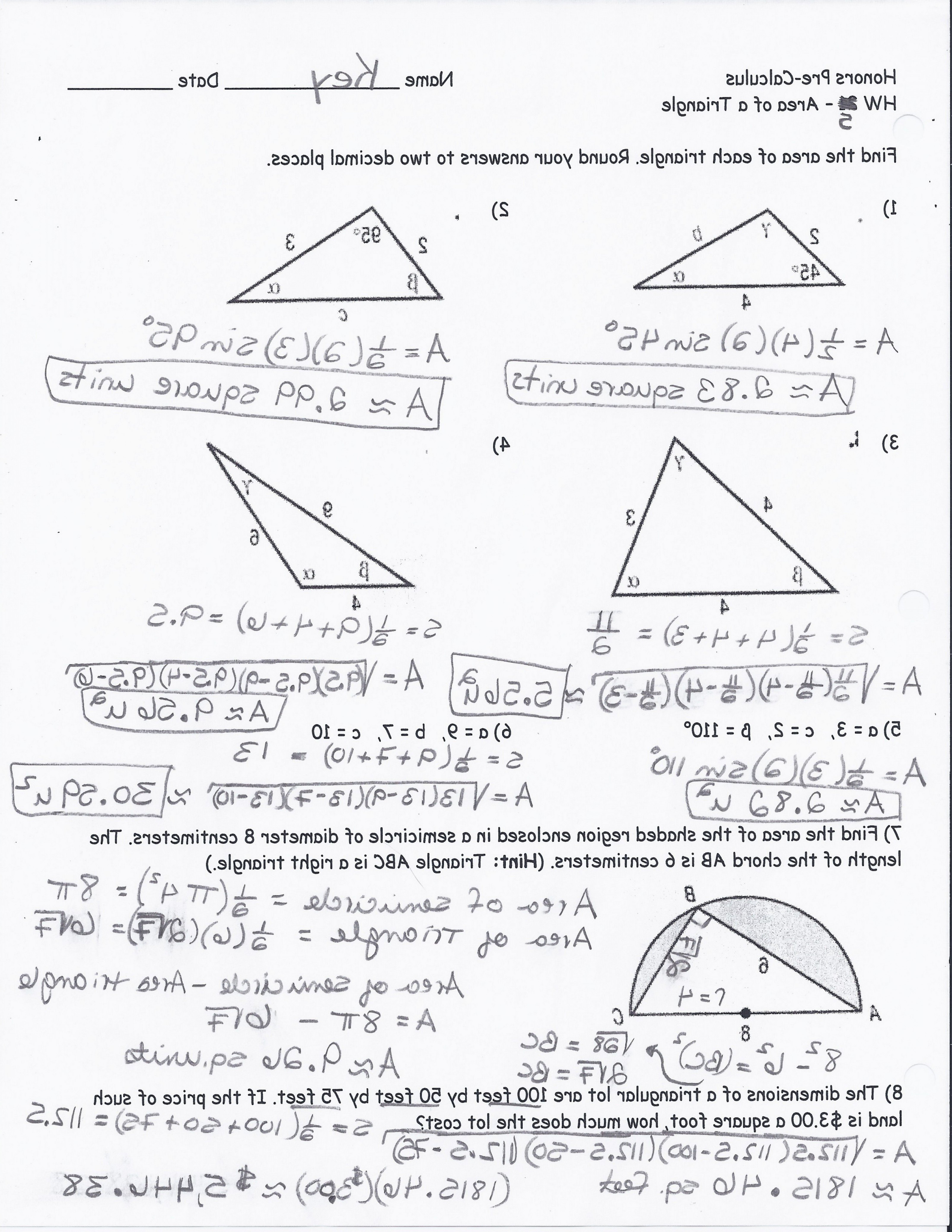 Right Triangle Trigonometry Worksheet With Answers  Soidergi With Trigonometry Worksheets With Answers