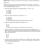 Rotational Motion Practice Test For Rotational Motion Worksheet Answer Key