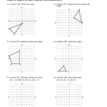 Rotations Of Shapes Throughout Rotations Worksheet Answers