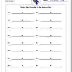 Rounding Numbers Along With Estimation Practice Worksheet