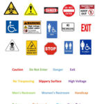 Safety Signs Interactive Worksheet For Community Living Skills Worksheets