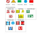 Safety Signs Worksheet  Free Esl Printable Worksheets Madeteachers Also Safety Signs Worksheets