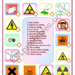 Safety Symbols  Esl Worksheetleien29 With Safety Symbols Worksheet