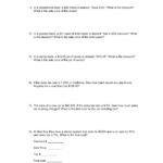 Sales Tax And Discount Worksheet Pertaining To Sales Tax Worksheet