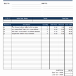 Sample Billing Invoice – Wfac.ca For Billing Invoice Sample