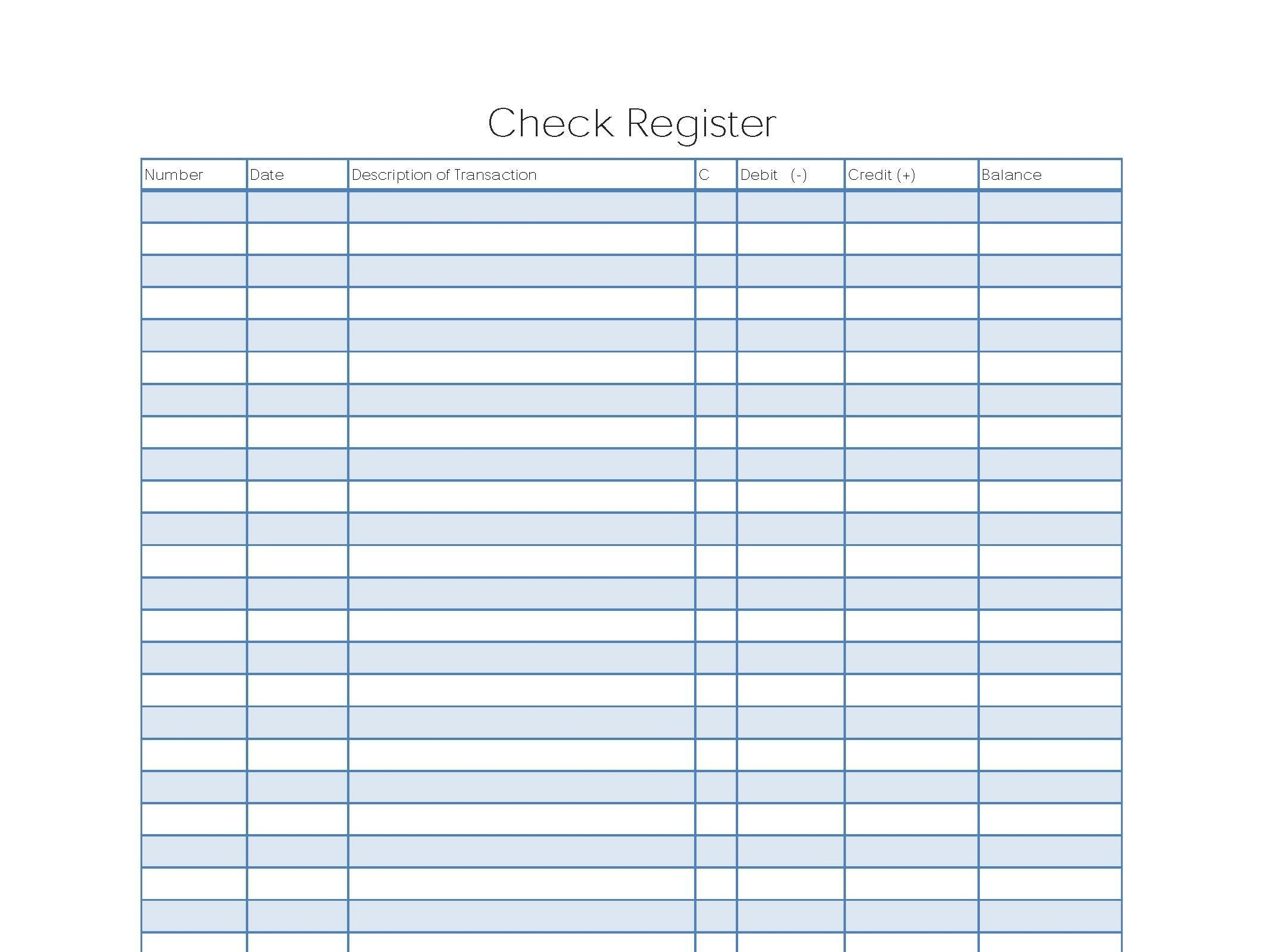 Sample Check Register New Printable Check Register Money Or Check Register Worksheet