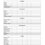 Sample Monthly Budget Worksheet And Free Printable Worksheet Bud Or Sample Monthly Budget Worksheet