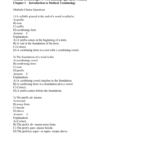 Sample Of Test Bank For Medical Terminology A In Medical Terminology Suffixes Worksheet