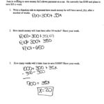 Saving For A Car Students Are Asked To Write An Explicit Function In Writing A Function Rule Worksheet