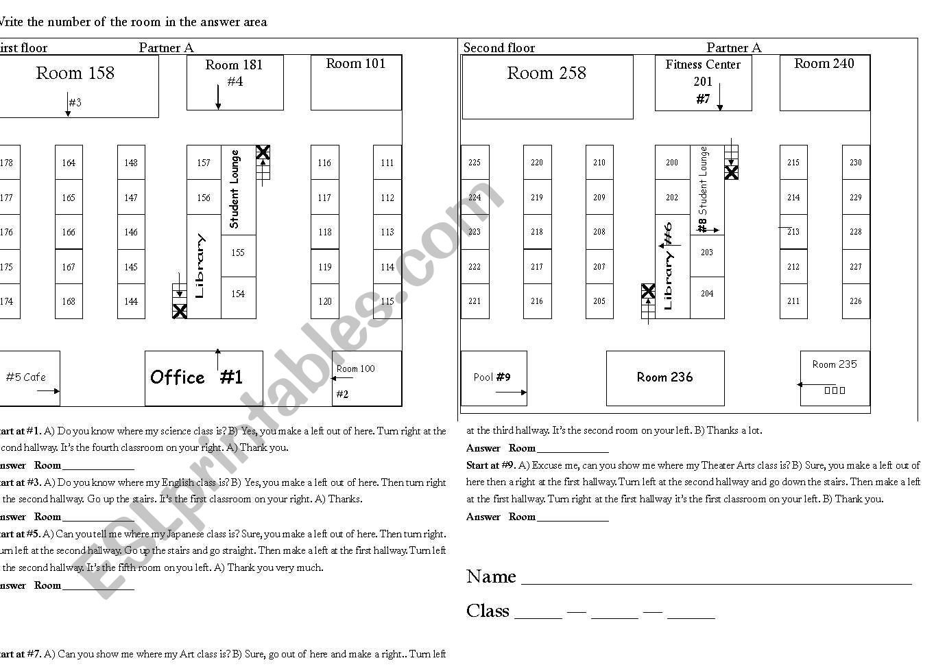 School Map Activity  Esl Worksheetroachripjp Pertaining To Map Activity Worksheets