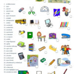 School Tools Worksheet  Free Esl Printable Worksheets Madeteachers Pertaining To Classroom Objects In Spanish Worksheet Free
