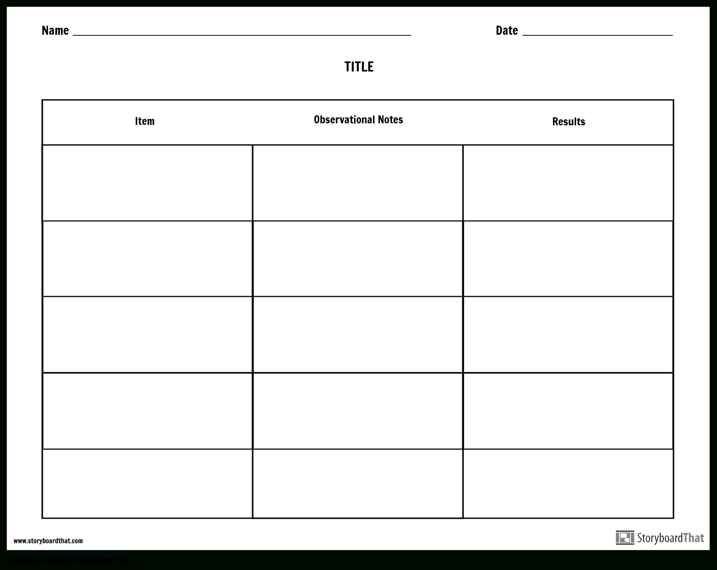 Science Experiment Lab Report Storyboardworksheettemplates Pertaining To Science Project Worksheet
