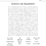Science Lab Equipment Word Search  Wordmint Or Lab Equipment Worksheet Answers