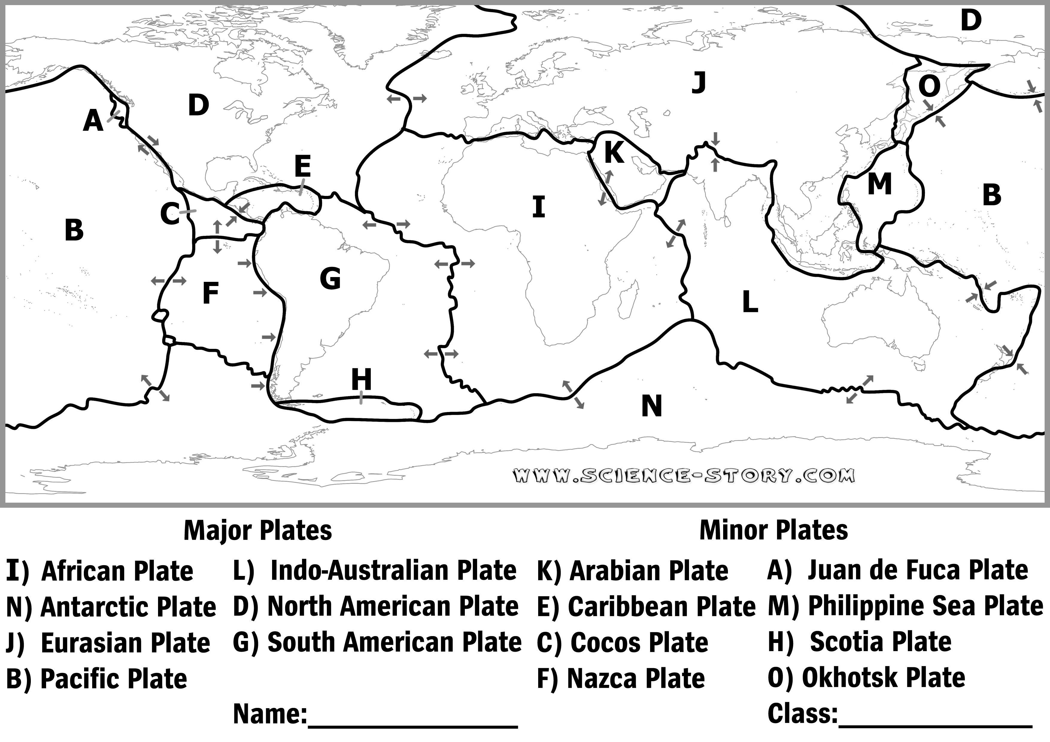 Science Story Resources And Links Pertaining To Plate Tectonics Pdf Worksheet