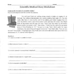 Scientific Method Story Worksheet With Scientific Method Worksheet Pdf